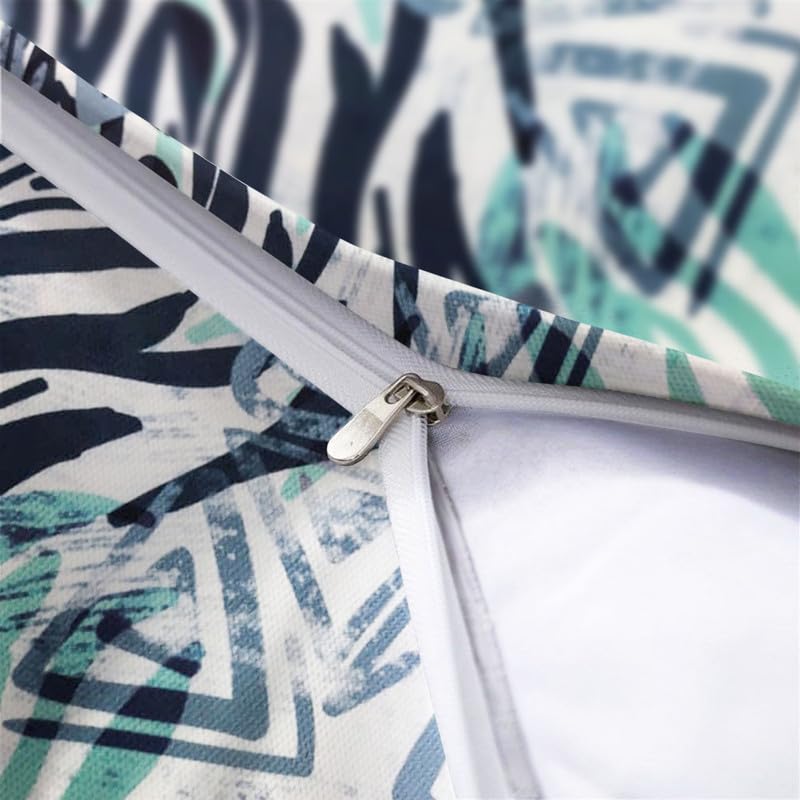 INtex CURTAINS HOUSE Printed Linen Velvet Cushion Covers, Throw Pillow Covers, Maria's Pattern Design, Decorative Pillow Covers, Set Of 2 Pieces Café x Brown 30W x 30L CM