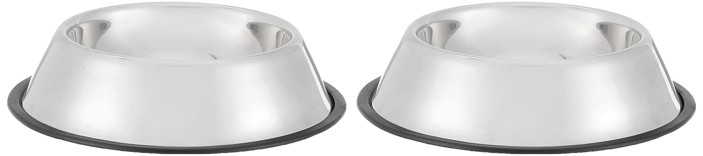 chong chong baobel Stainless Steel Puppy Dog Food Bowel Size (28-30cm)