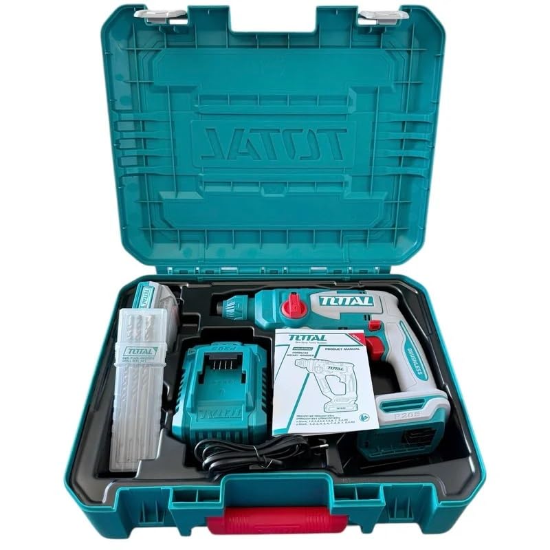 Total 20V 18mm hammer, including battery and charger TRHLI201881