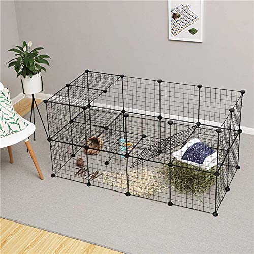 Metal Pet Playpen Dog Pets Fence Exercise Cage Metal Wire Storage Cubes Organizer