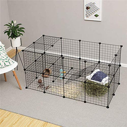Metal Pet Playpen Dog Pets Fence Exercise Cage Metal Wire Storage Cubes Organizer