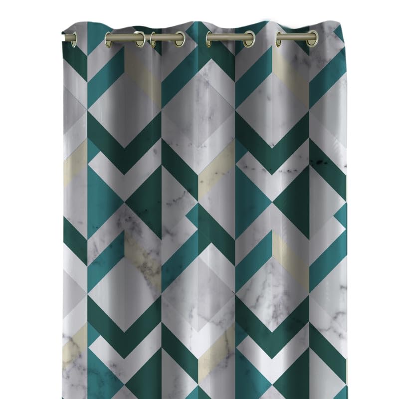 INtex CURTAINS HOUSE Light-Filtering Window Curtain with Steel Grommets - Linen Velvet Fabric - Single Piece Café 250W x 265L CM