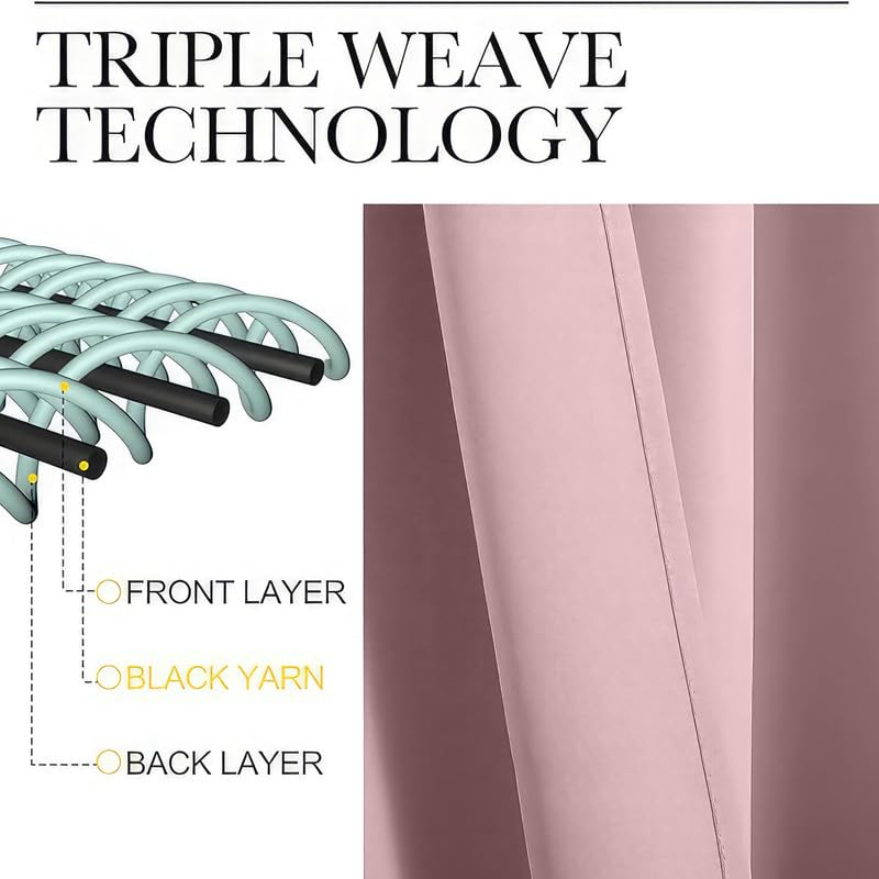 INtex CURTAINS HOUSE Blackout Blinds for Sliding Doors – Thermal Insulated Wide Curtains, Room Darkening, Blind Glass Doors, Two Hanging Options, Modern Design - Cappuccino 150 W x 230 L