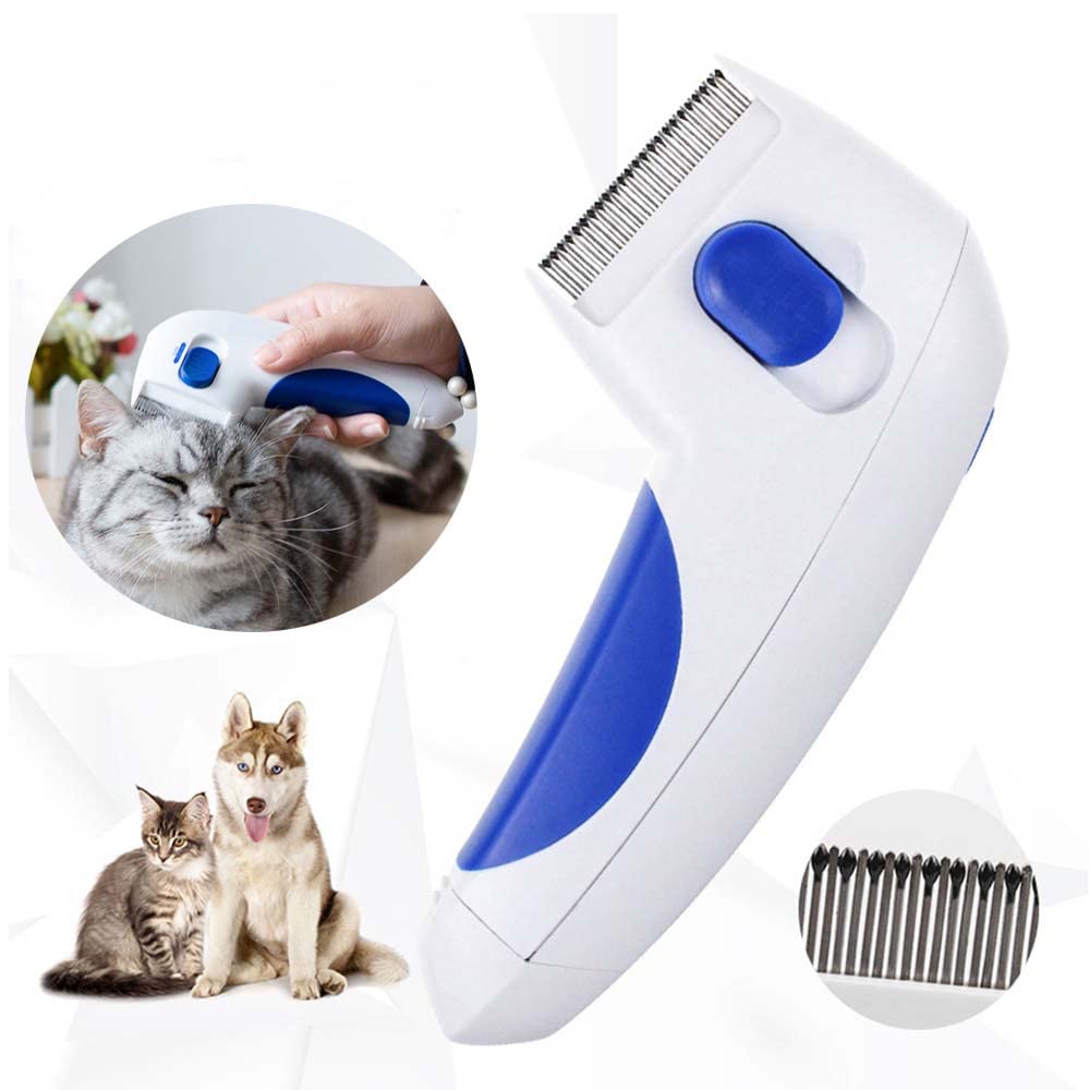 TERRIFI Pet Combs, Electric Pet Combs, Cat Dog Combs, Grooming Combs Can Effectively Remove Floating Hair, Suitable for Long-haired and Short-haired Babies Cats Dogs Rabbits Totoro