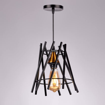 Black modern ceiling lamp r1044