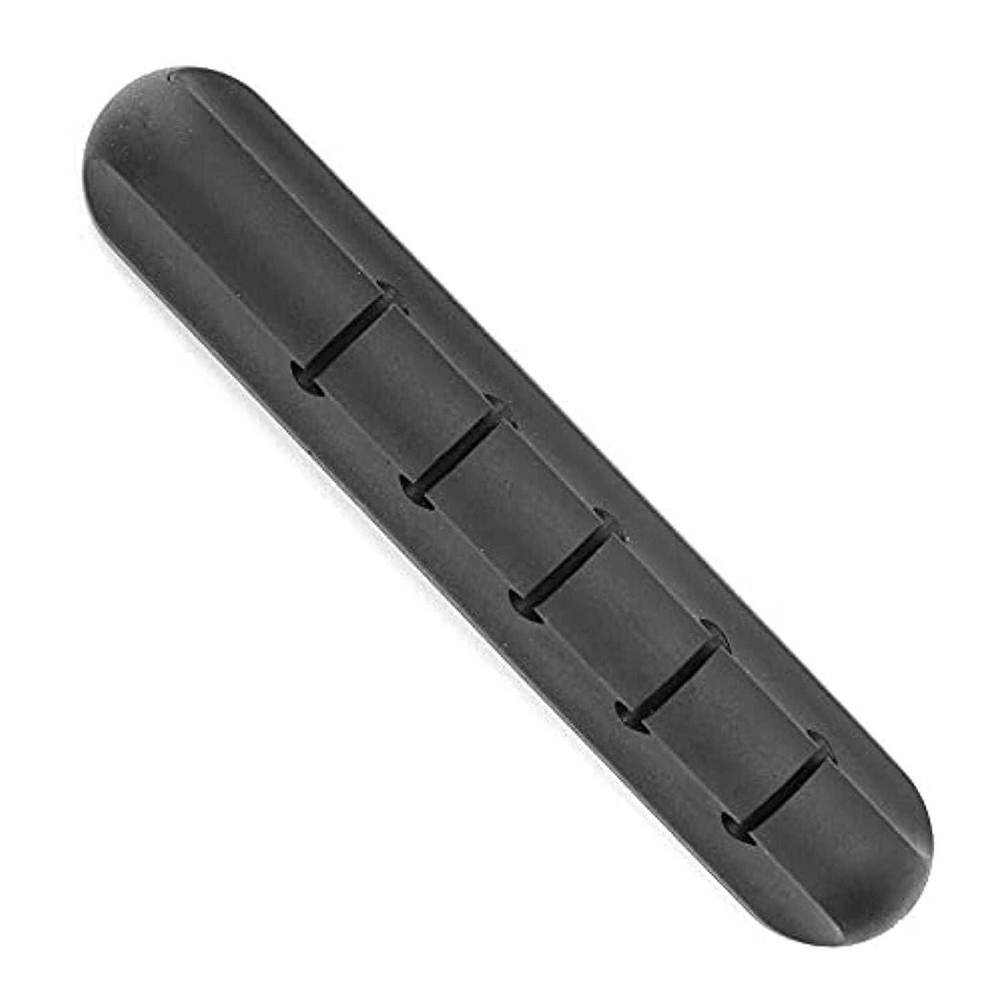Silicone Desktop Cable Wire Organizer Holder Clip, Black