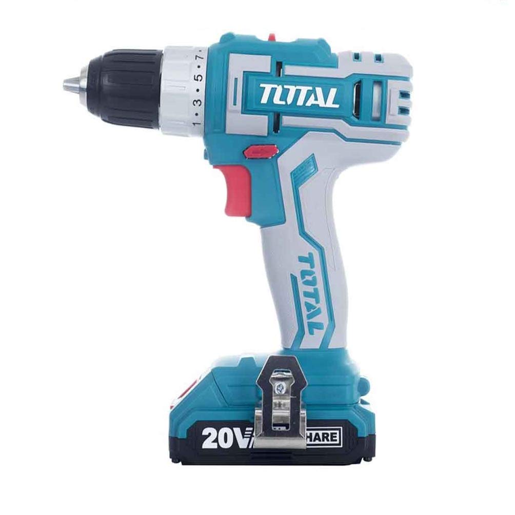 Total tdli2002 lithium- ion cordless drill with high performance - multi colour