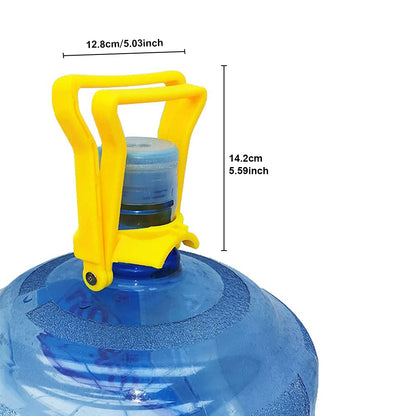2pcs Drinking Water Bottle Handle, 5 Gallon Water Bottle Handle, BottleLifter, 5 Gallon Ergonomic Accessories Tool Bottled Water Handle Energy Saving Home(Yellow)