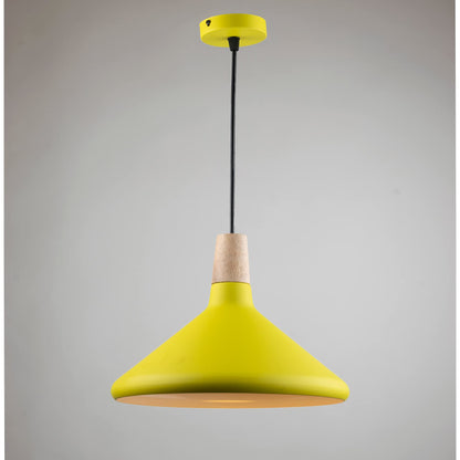 Nagafa Shop M5Y Modern Yellow Ceiling Chandelier, Vibrant Pendant Light Fixture, Stylish Hanging Lamp for Dining Room, Bedroom, or Kids' Room