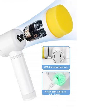 TENSURELIN 5 in 1 Magic Power Scrubber Electric Cleaning Brush