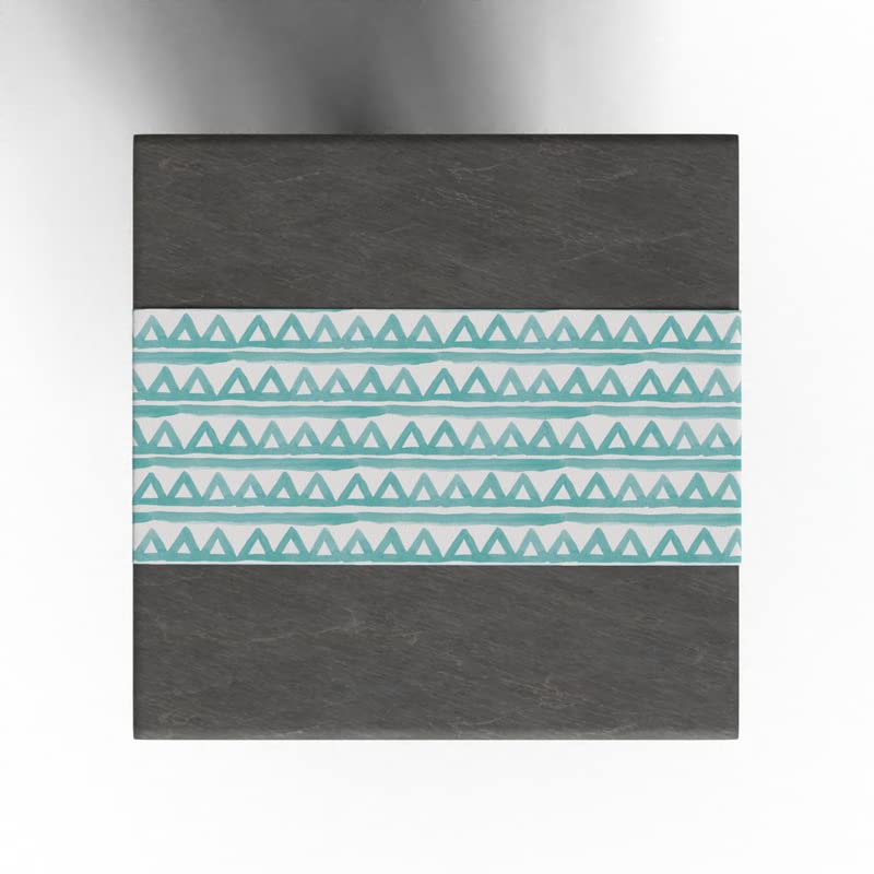 Piera Velvet Table Runner in Turquoise & Blue, a 35x140 cm plush decorative centerpiece with a chic pattern, combining a soft, luxurious feel with a vibrant, refreshing color scheme