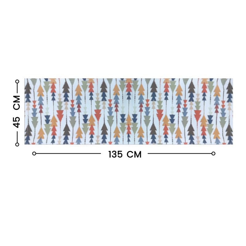 INTEX HOME Sofia Elegance Table Runner – Luxurious Linen Velvet – Design for Dining Room, Coffee Table & Decor – Ideal for Events & Ramadan – 45 x 135 cm – 1 Pc - Multicolour