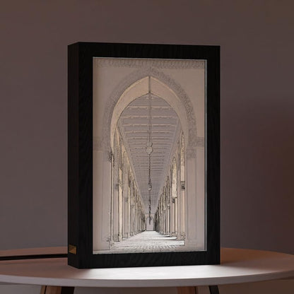 Natrual Wood 2 In 1 Photo Lighting Frame
