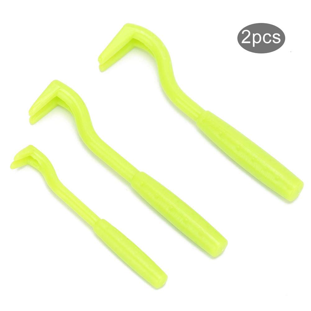 AMONIDA Cat Bug Catcher, 2 Sets Tick Removal Tool Kit, Dog Flea Tweezers General Green for Dogs