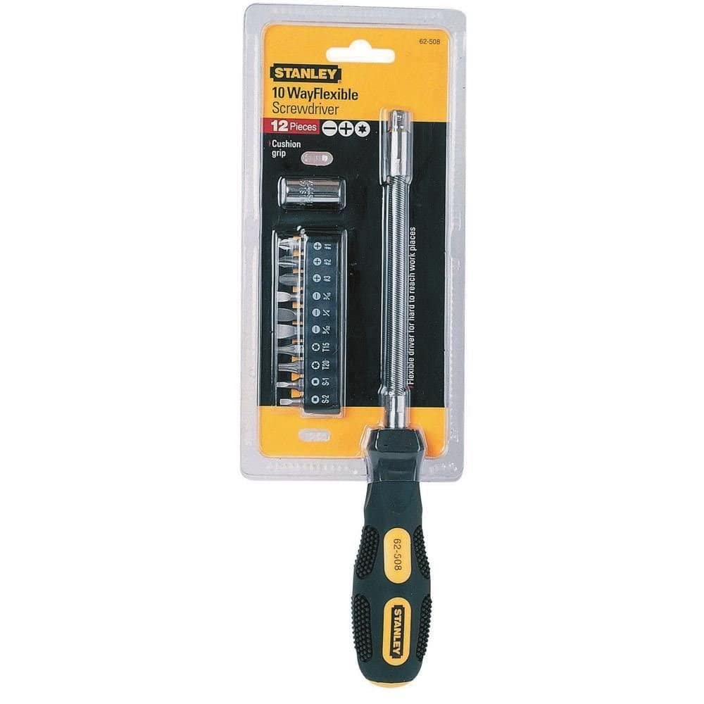 Stanley 0-62-508 10 Way Soft Grip Screw Driver Set