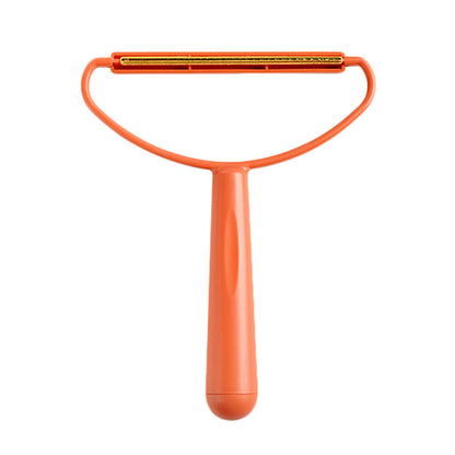 Glumes portable lint remover, lint roller, manual double sided clothes fuzz shaver, reusable