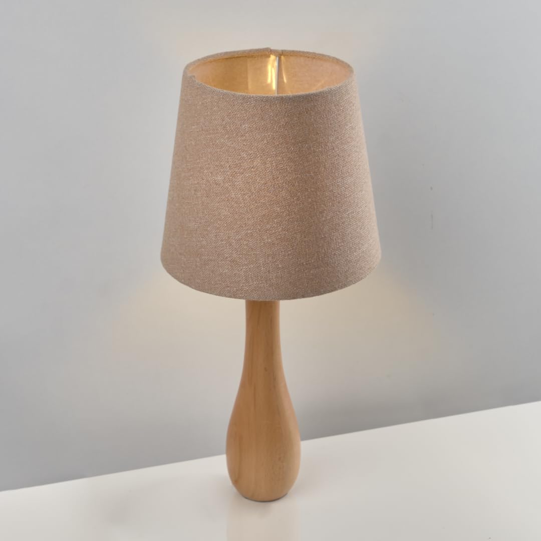 نجفة شوب اباجورة بولنج لون خشبي NAGAFA Shop, wooden bowling lamp, TB67-C-BE