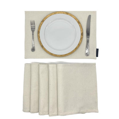 Cotton Placemats Set 6 Pieces of Placemats and Runner