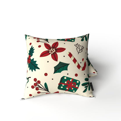 Christmas Cushion 40x40 CM, Washable Soft Holiday Pillow for Sofa, Bedroom, Living Room, or Office, Festive Decorative Accent
