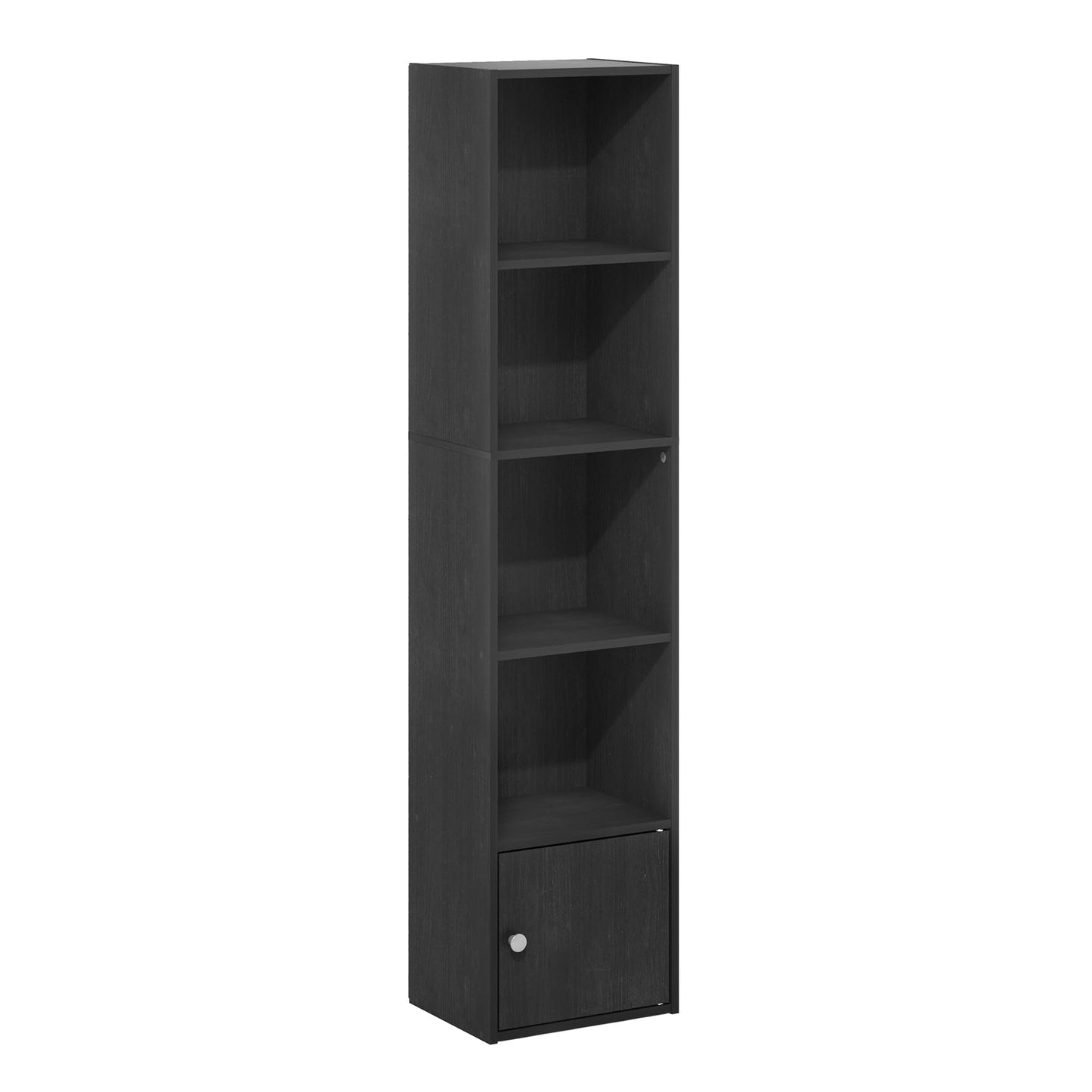 Printer Stand with Wheels in White, Mobile Office Cabinet with 2 Compartments, Engineered Wood Under-Desk Stand with Brakes, 40x35x55cm, Versatile Storage Trolley