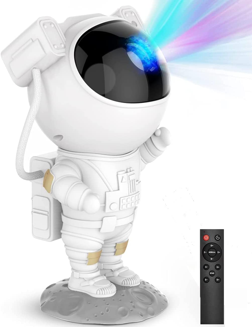 Arabest Star Projector Galaxy Night Light - Astronaut Space Projector, Starry Nebula Ceiling LED Lamp with Timer and Remote, Kids Room Decor Aesthetic, Gifts for Birthdays