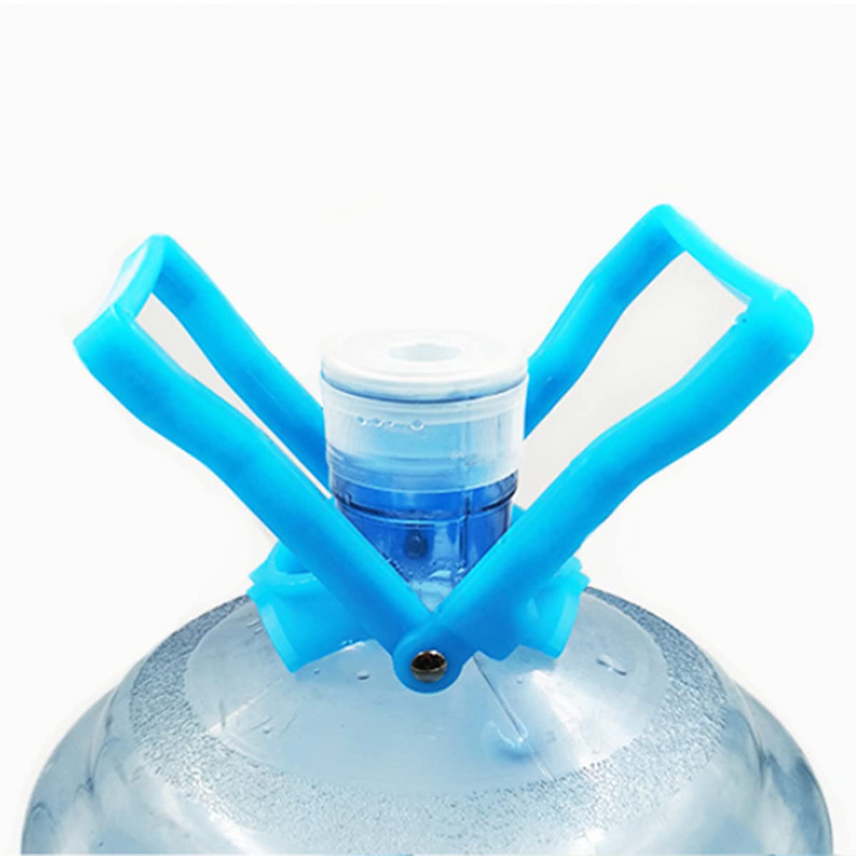 2 Pack Ergonomic Water Bottle Handle, Drinking Water Bottle Handle with Rubberized Anti-Slip Holder, Fit 5 Gallon Water Bottle Caps,5 Gal Bottle,Water Bottle Lift with Handle