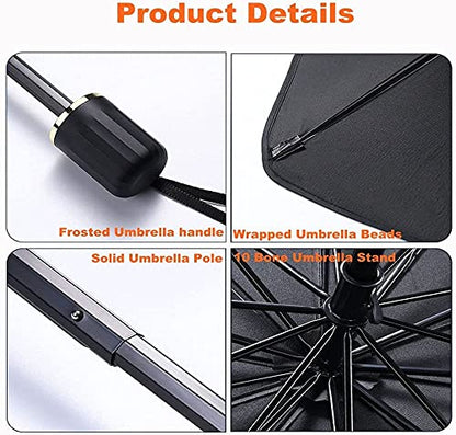 COOLBABY Lifelog Car Parasol Car Windshield Sun Shade Umbrella,Foldable Car Sun Umbrella for Windshield Sun Protection Umbrella Front Sunscreen Visor Block UV Fits Most Vehicle Models(L)
