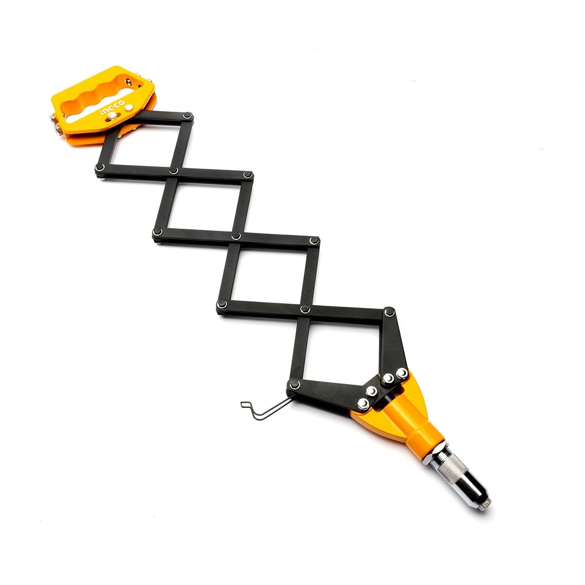 Ingco 32 Inch Professional And Heavy Duty Folding Hand Riveter,Yellow/Black,Hfor321