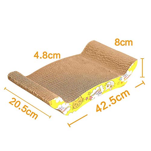 Funny Corrugated Paper Pet Cat Scratch Board Toy Kitten Claw Scratching Pad Mat Scratcher Cats Training Tools