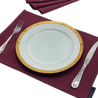 Cotton Placemats Set 6 Pieces of Placemats and Runner