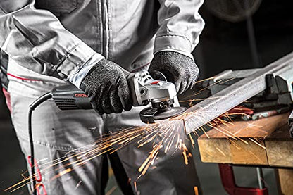 Crown CT13501 Corded Electric Angle Grinder, 650 Watt - 4.5 Inch