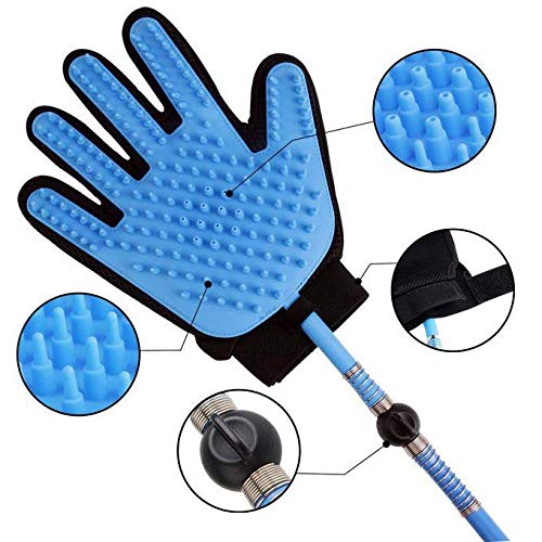 Pet Bathing Tool Dog Shower Sprayer Scrubber Grooming Glove