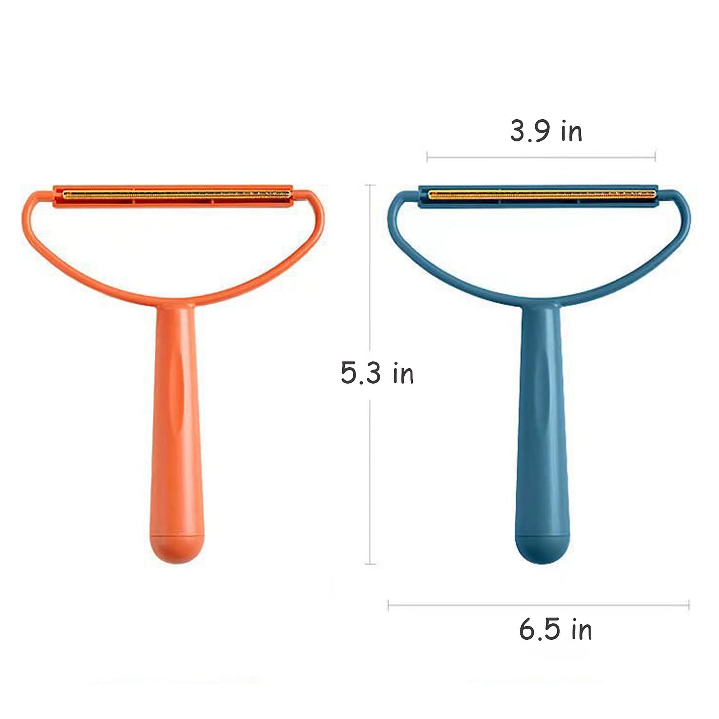 ProJoyJoy 2PCS Portable Lint Remover, Clothes Fuzz Shaver Lint Roller Cat and Dog Hair Removal for Removing Fabrics Clothing Furniture Balls Pilling with Pet Hair Remover Brush(Pink & Blue)…