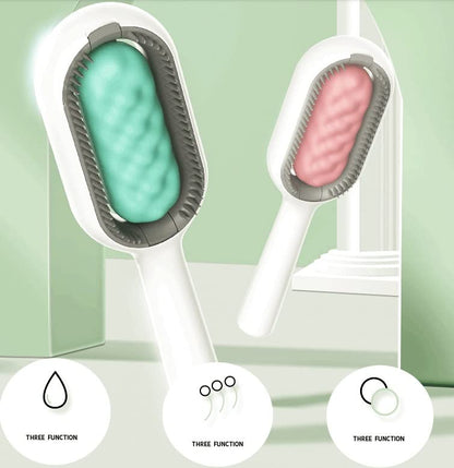 TMEEIHNSS 4 in 1 Universal Pet Knots Remover - Multifunctional Pet Hair Remover, Pet Hair Brushing Tool,Reusable Magic Hair Comb Dog Hair Remover (Color : Green, Size : Short Hair)