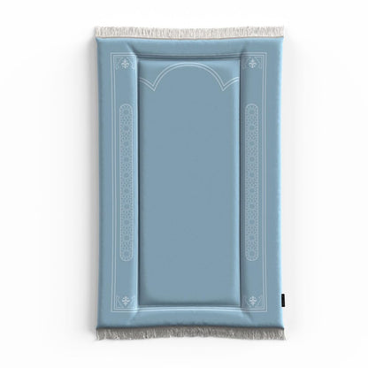 Sakina Padded Prayer Mat Soft Premium Velvet Face - Luxurious And Comfortable Prayer Rug With Elegant Design - Thickness Foam For An Ultimate Comfort Experience