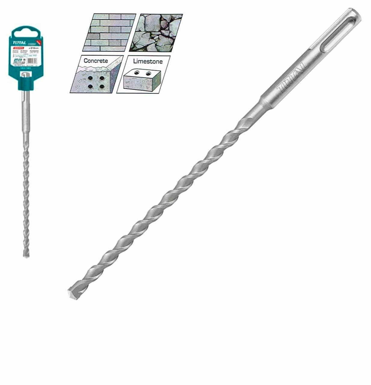 Total TAC311405 SDS Plus Hammer Drill, 14 mm Diameter x 450 mm Length