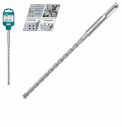 Total TAC311405 SDS Plus Hammer Drill, 14 mm Diameter x 450 mm Length