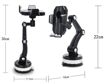 XIAOMUBIAO Car Phone Mount, Universal Compatible, 360° Rotatable, Dashboard Windshield Vent Phone Holder for iPhone, Samsung, Android, More Devices