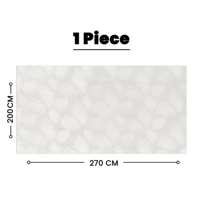 INtex HOME Analia Linen Tablecloth, Rectangular Dining Cover, Elegant and Durable, Soft Fabric, Easy-Care, Multi-Purpose for Home, Events, and Special Occasions, Set of 1 - Café - 200 X 270 CM