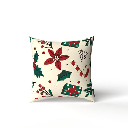 Christmas Cushion 40x40 CM, Washable Soft Holiday Pillow for Sofa, Bedroom, Living Room, or Office, Festive Decorative Accent