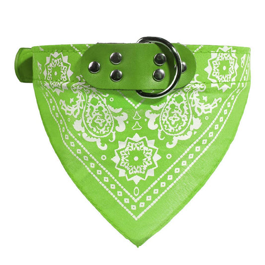 Nw cosmos pet bandana (green, xxl)