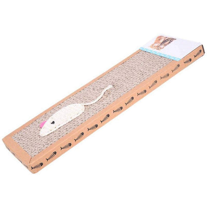 Tamkyo kitten scratch board pad corrugated scratcher soft bed mat claws care toys