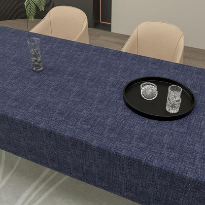 Premium Linen Tablecloth - Elegant and Durable Table Cover for Dining Room, Kitchen, and Events - Dust-Proof, Machine Washable