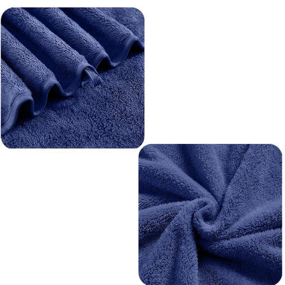 INtex HOME Bath Towel, Highly Absorbent & Soft 100% Cotton, Quick-Drying Hotel Quality Sheet, 1 Piece, 140W x 70L CM, Blue, For Adults Bathroom, Shower, Spa and Daily Use