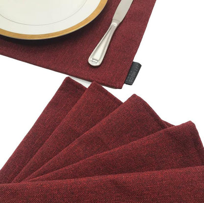 Linen Placemats Set 6 Pieces of Placemats and Runner