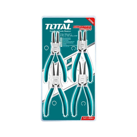 Total THT114041 Cir clip Pliers Set 4pcs