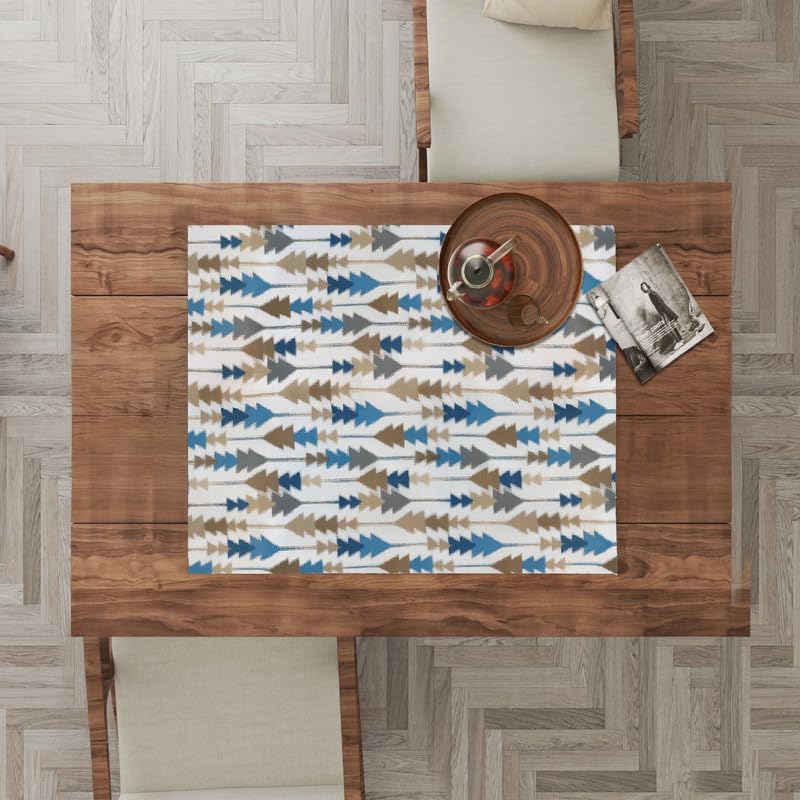 INTEX HOME Sofia Elegance Square Tablecloth – Luxurious Linen Velvet – Kitchen & Living Room Tables – For Ramadan & Events – Multiple Sizes Available – 1 Pc -130x130 cm - Multicolour