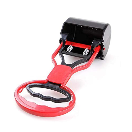 Poop Scoop Pet Waste Grabber Picker pooper scooper Dog Cat Shovel Red