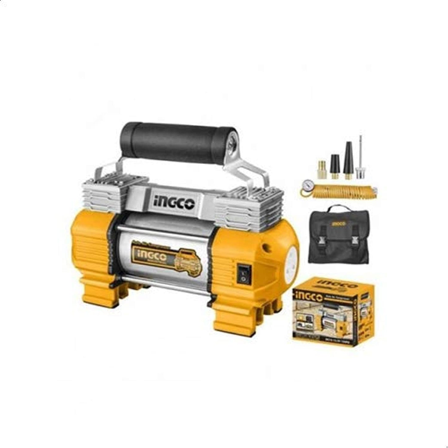 Ingco AAC2508 Car Compressor 2 Cylinder 12V