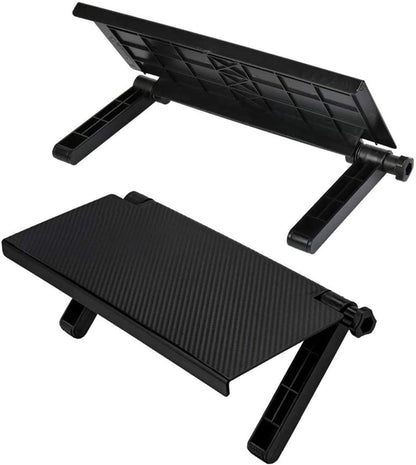 Friusate TV Adjustable Screen Rack - Foldable Monitor Top Shelf with Mount Organizer Stand, Bracket Holder for Cable Box, TV, Camera Frames, Remote & Home Decor